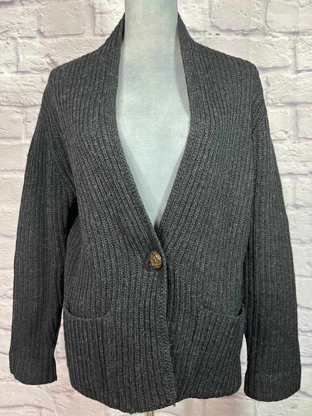 Vintage L.L. Bean Thick and Warm Wool Fisherman's Cardigan